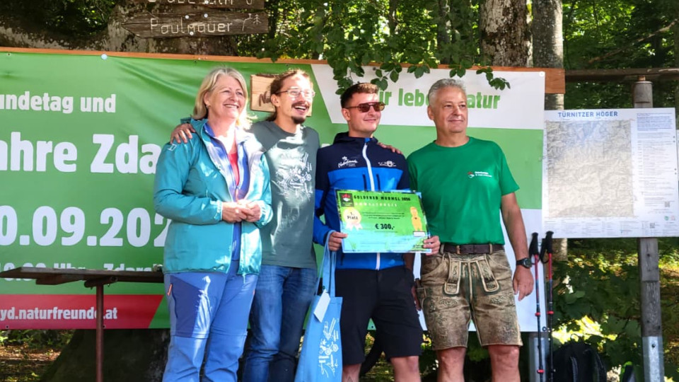 1. Platz: Naturfreunde Hirtenberg-Enzesfeld-Lindabrunn mit ihrem Projekt „Mission: Back to Nature“